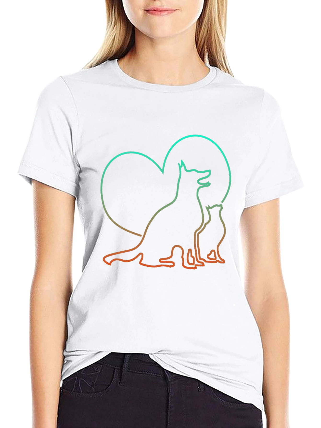 Dog and Cat Lovers Tee