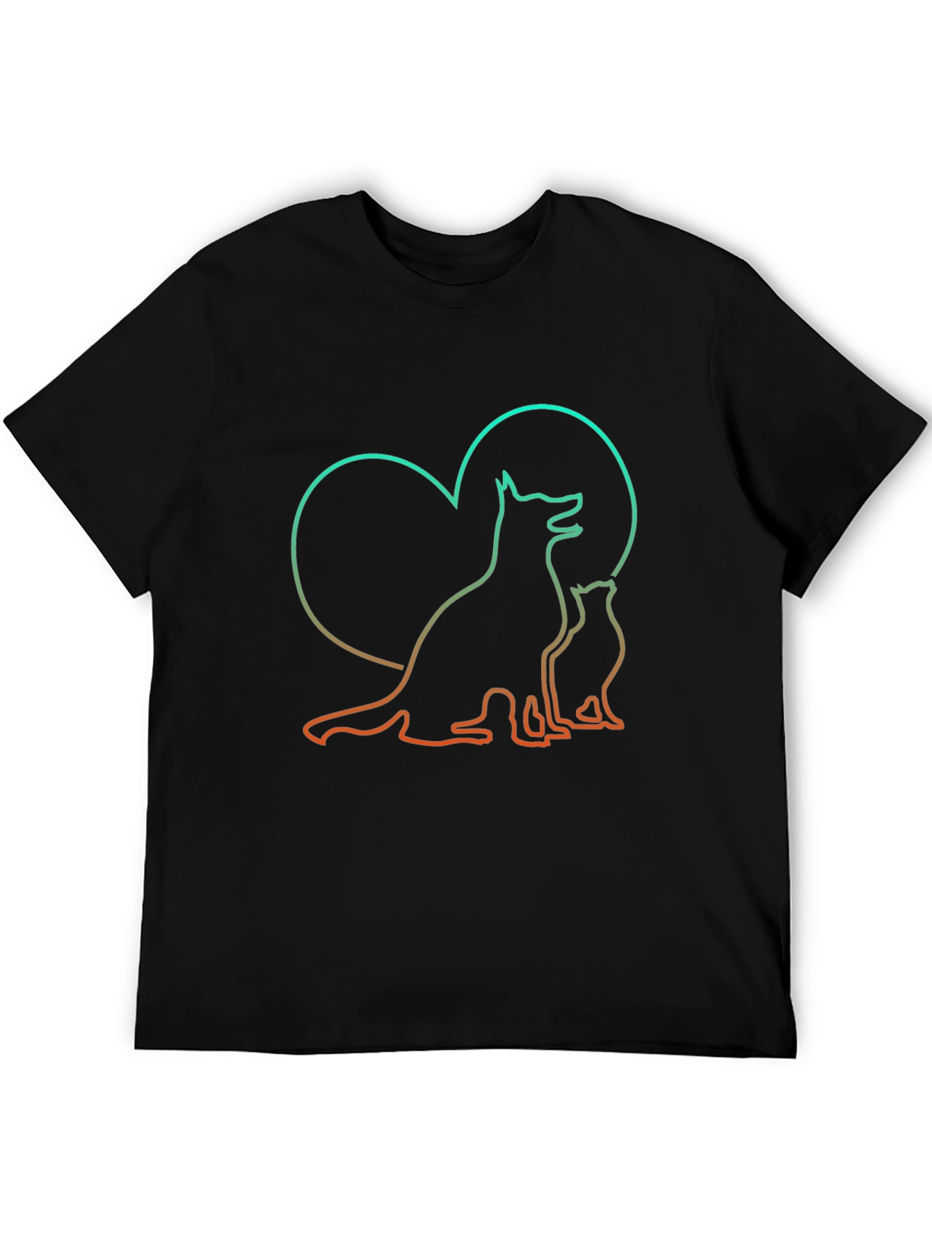 Dog and Cat Lovers Tee