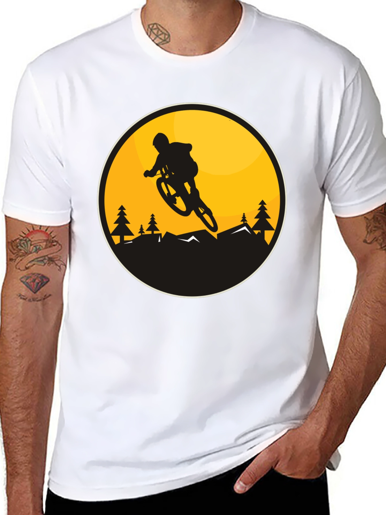 Mountain Biking Graphic Tee