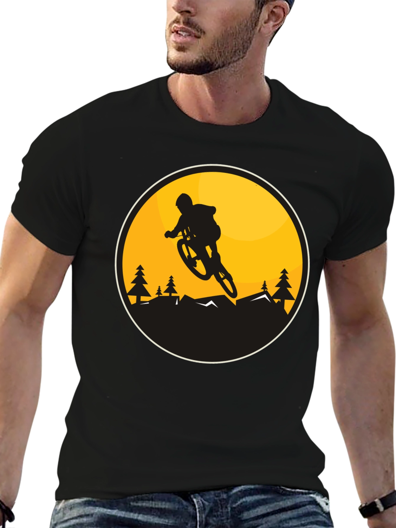 Mountain Biking Graphic Tee