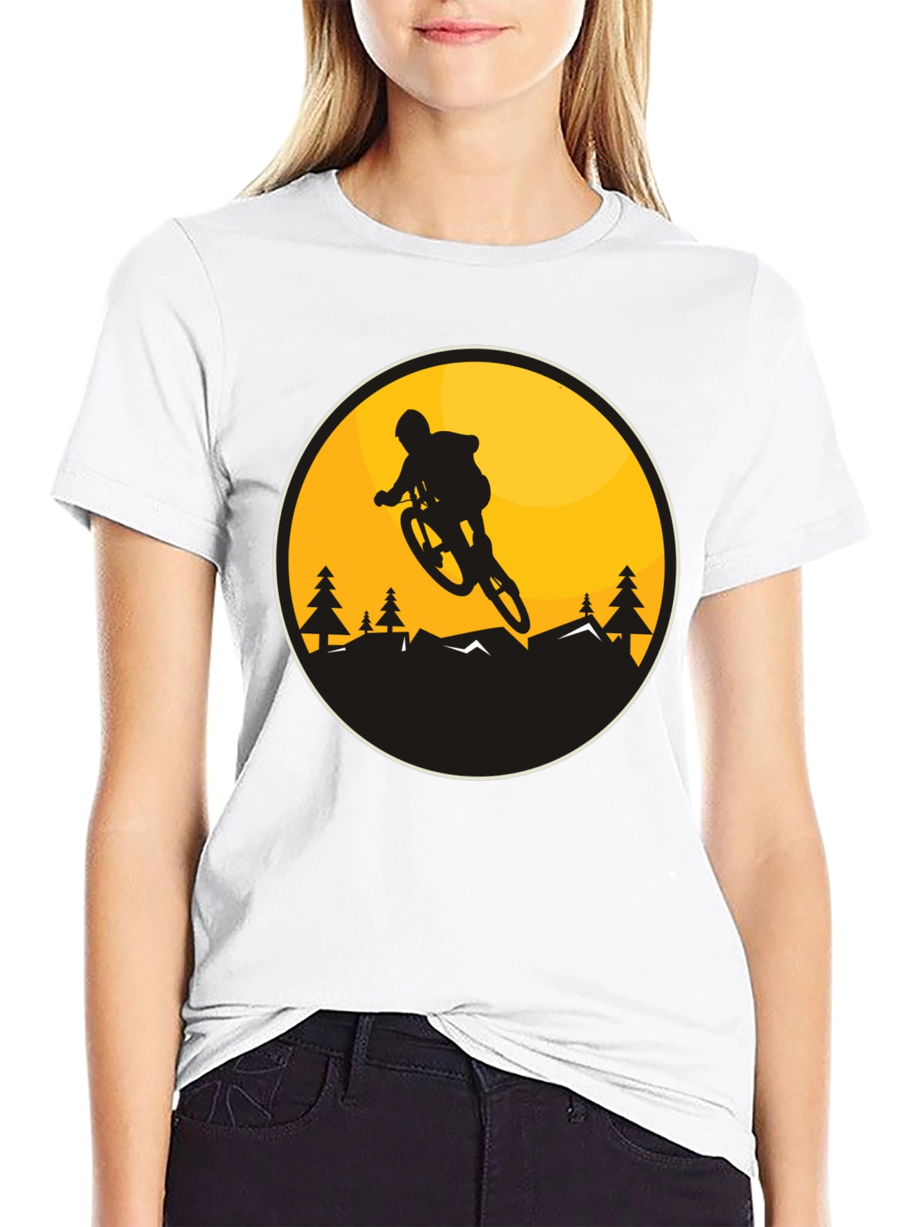Mountain Biking Graphic Tee