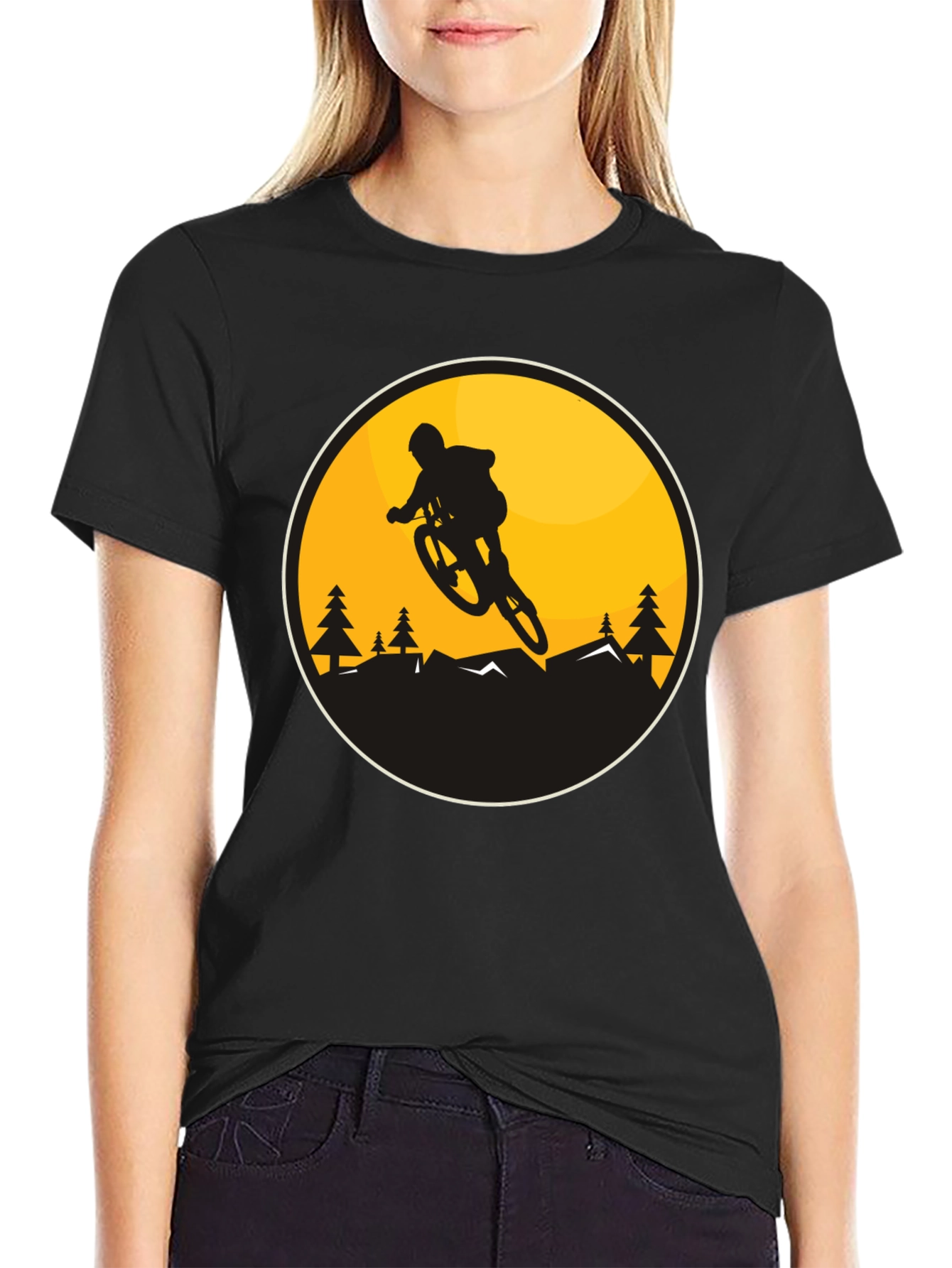 Mountain Biking Graphic Tee