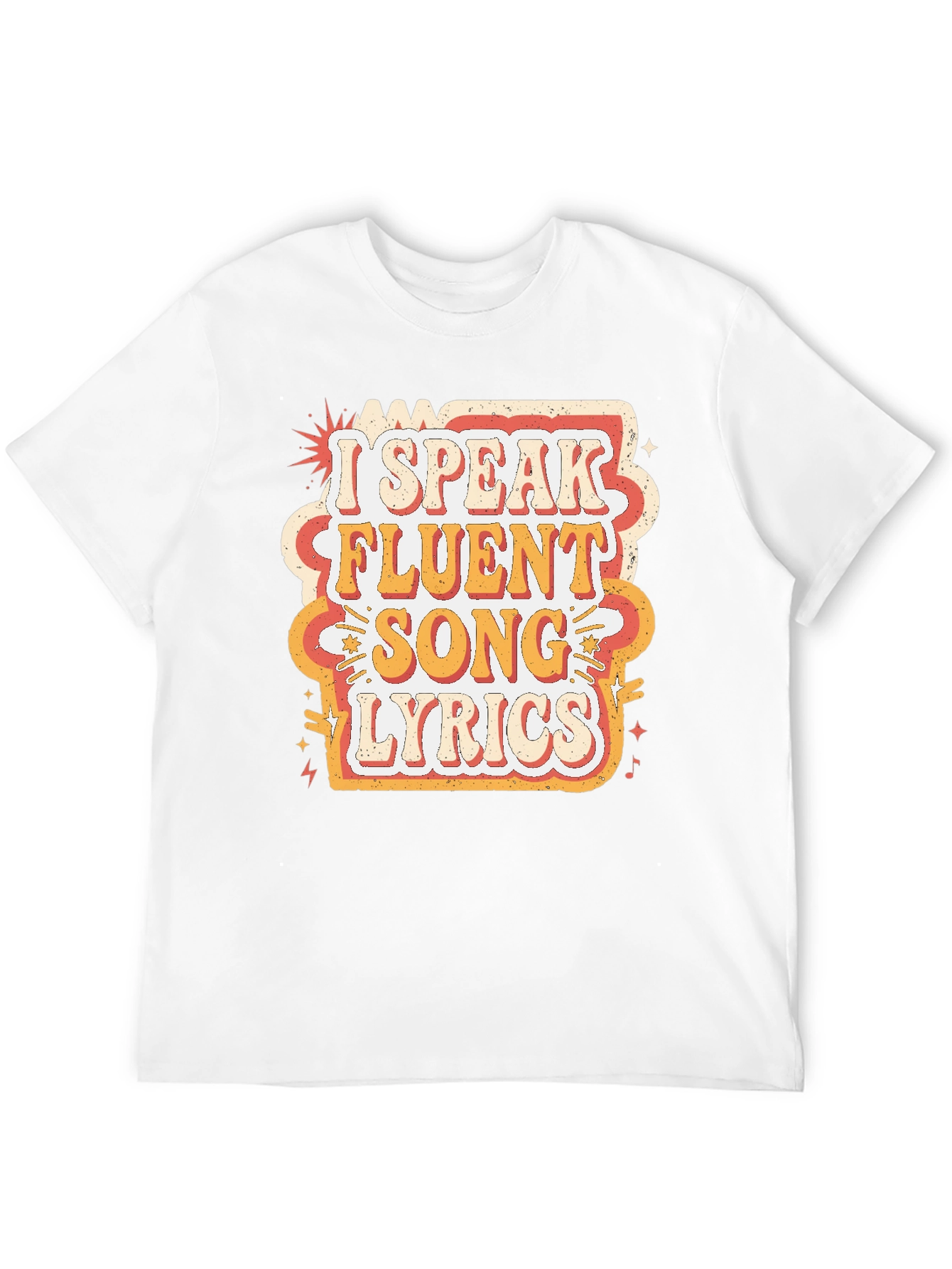 Fluent Song Lyrics Graphic Tee