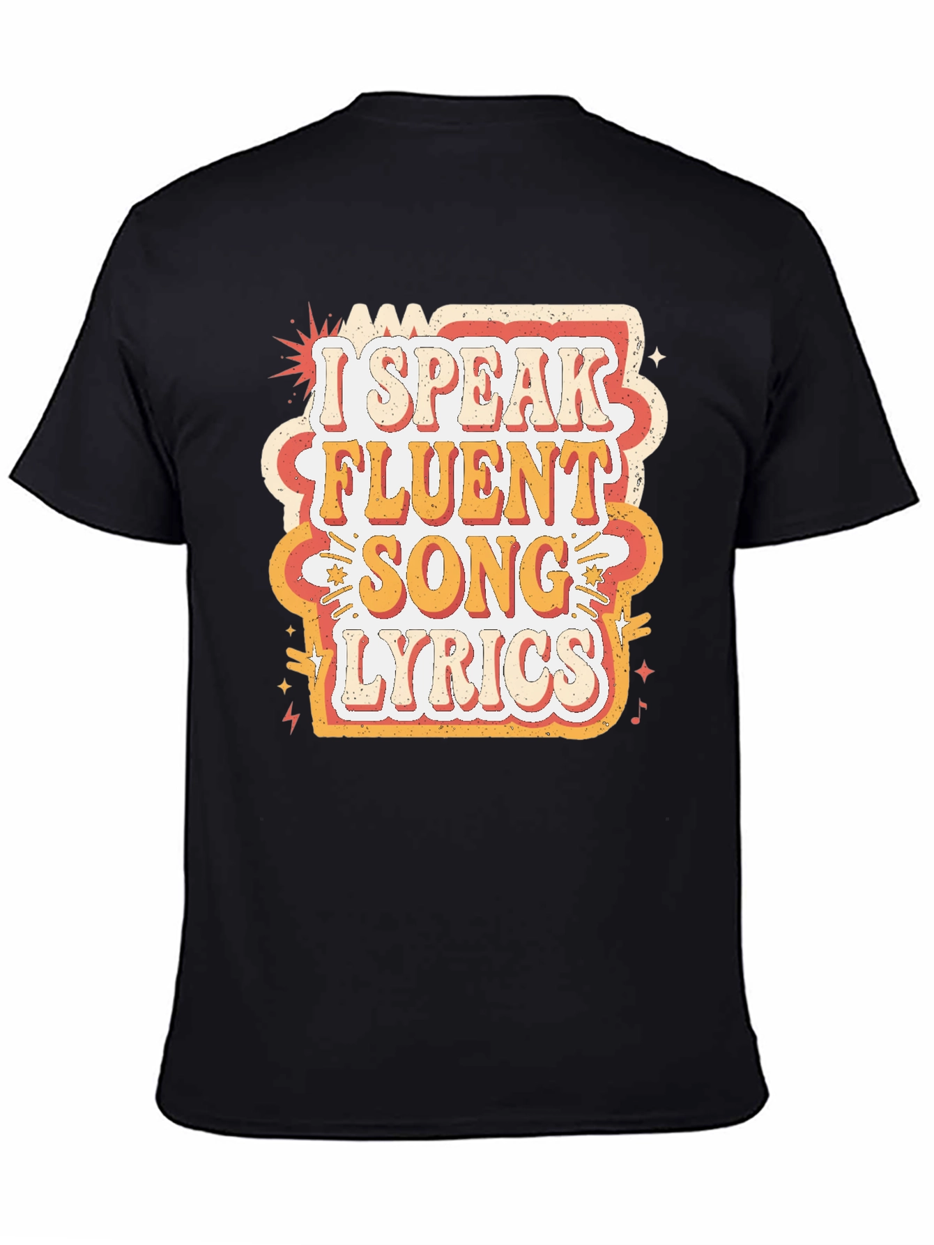 Fluent Song Lyrics Graphic Tee