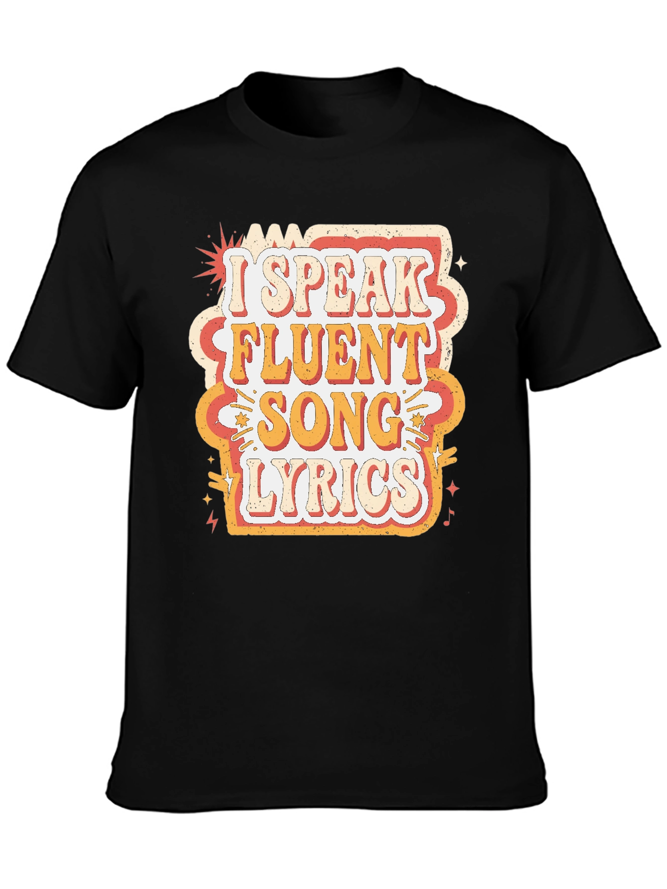 Fluent Song Lyrics Graphic Tee
