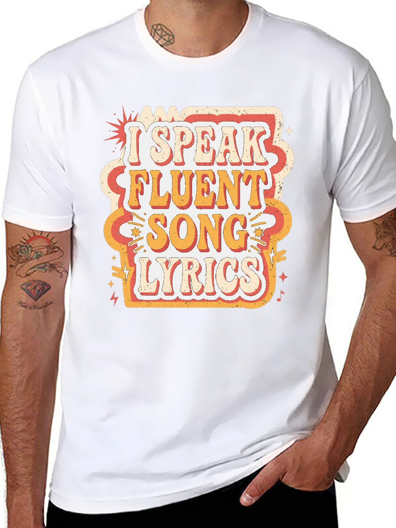 Fluent Song Lyrics Graphic Tee