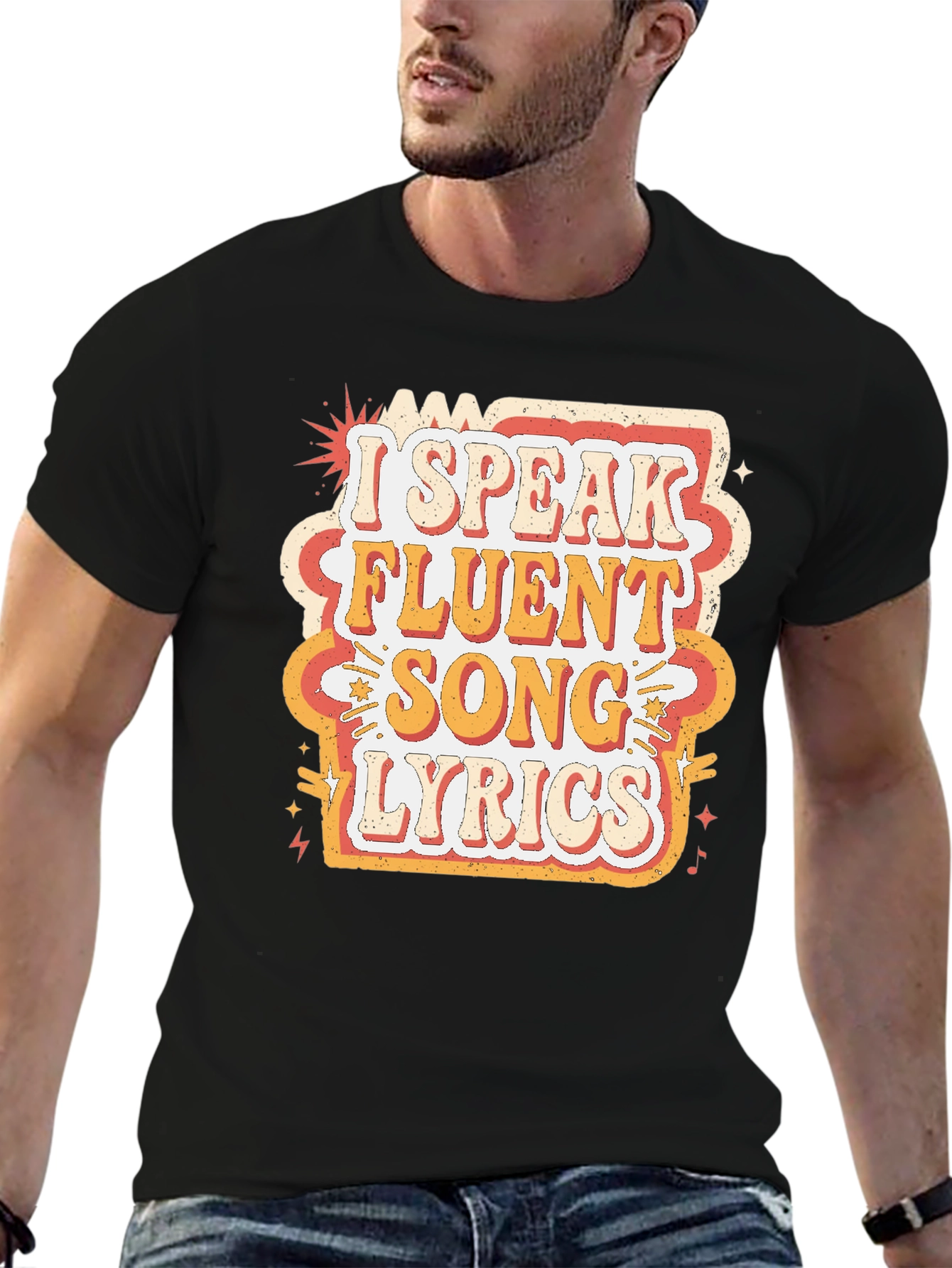 Fluent Song Lyrics Graphic Tee