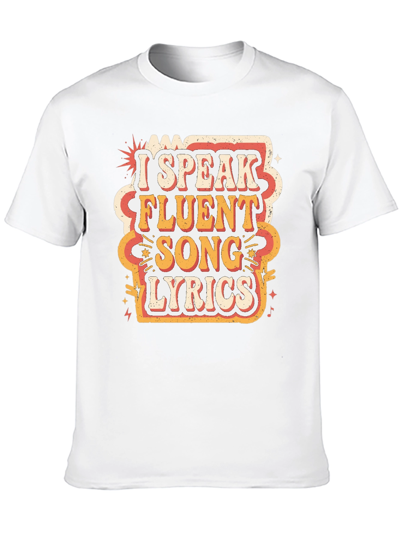 Fluent Song Lyrics Graphic Tee