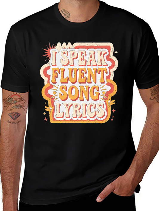 Fluent Song Lyrics Graphic Tee