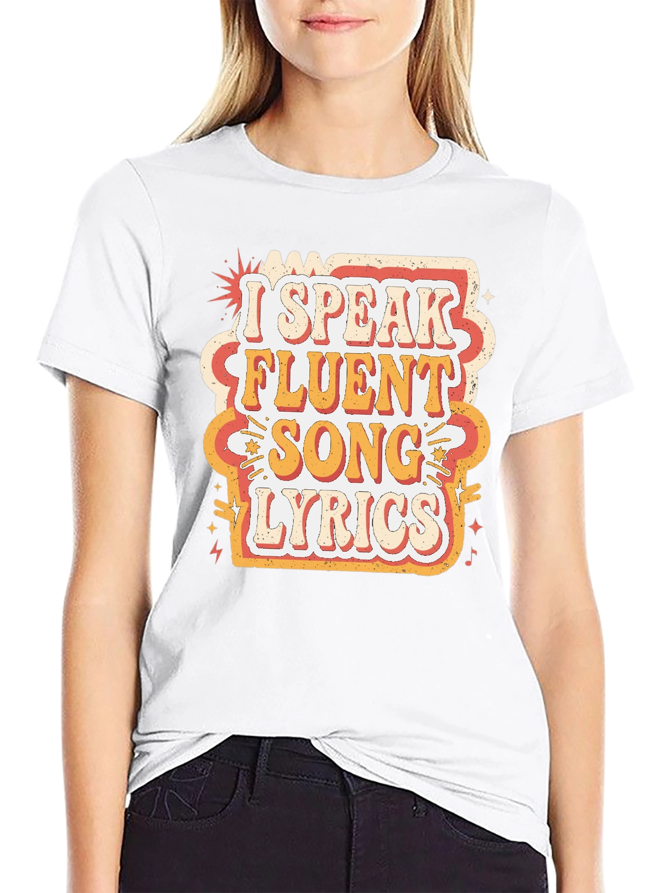 Fluent Song Lyrics Graphic Tee