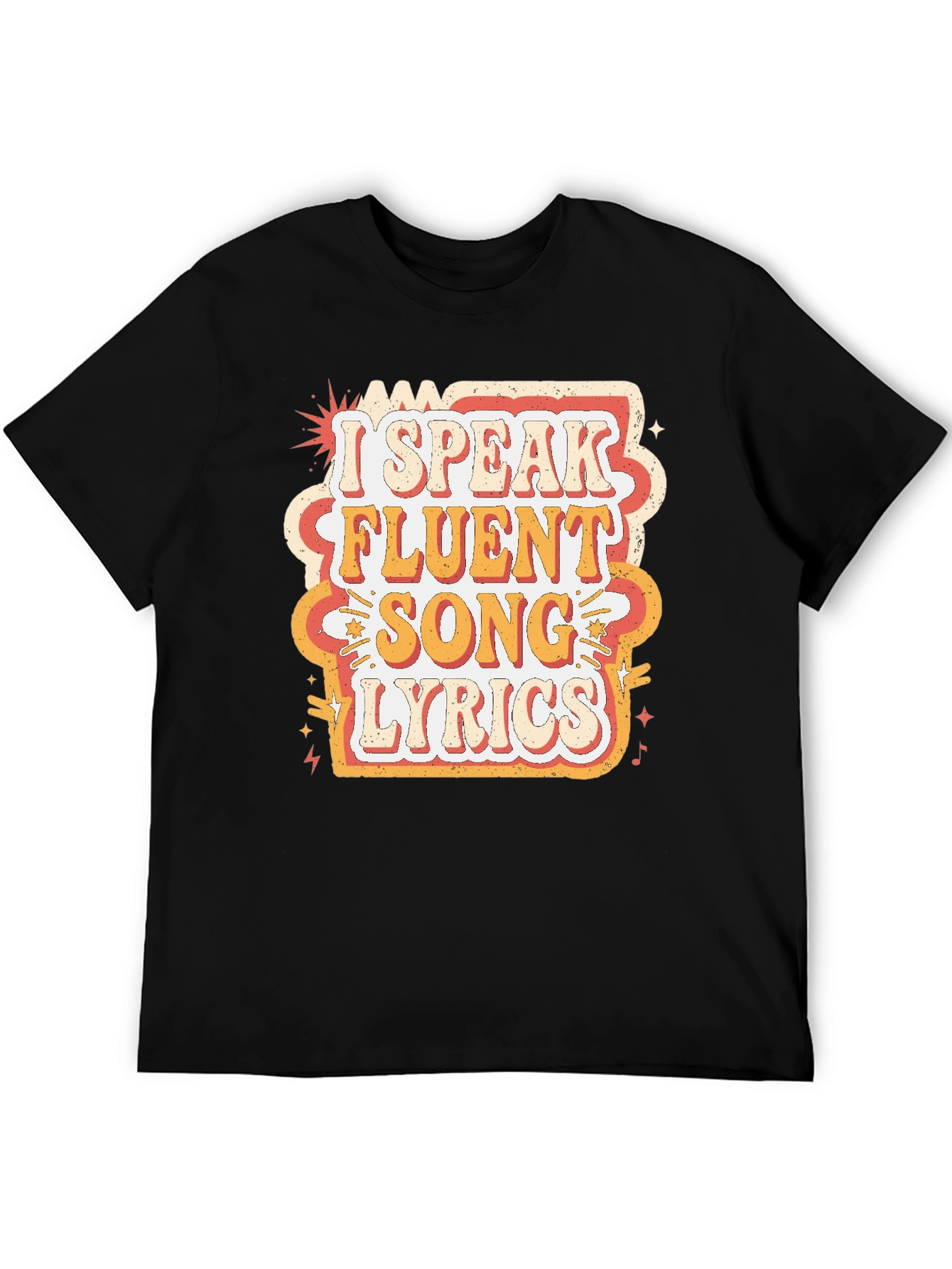 Fluent Song Lyrics Graphic Tee