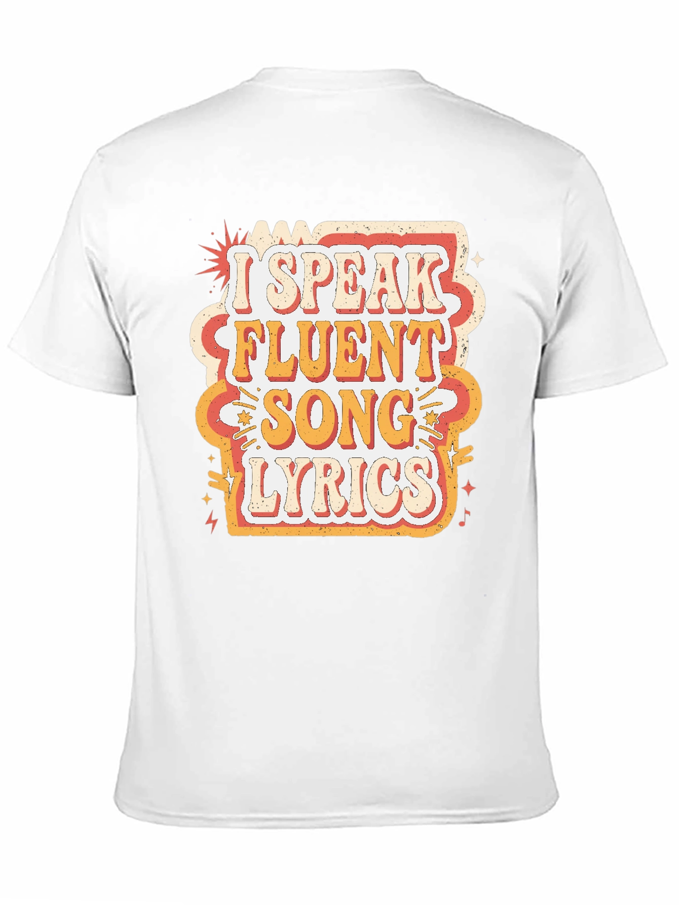 Fluent Song Lyrics Graphic Tee