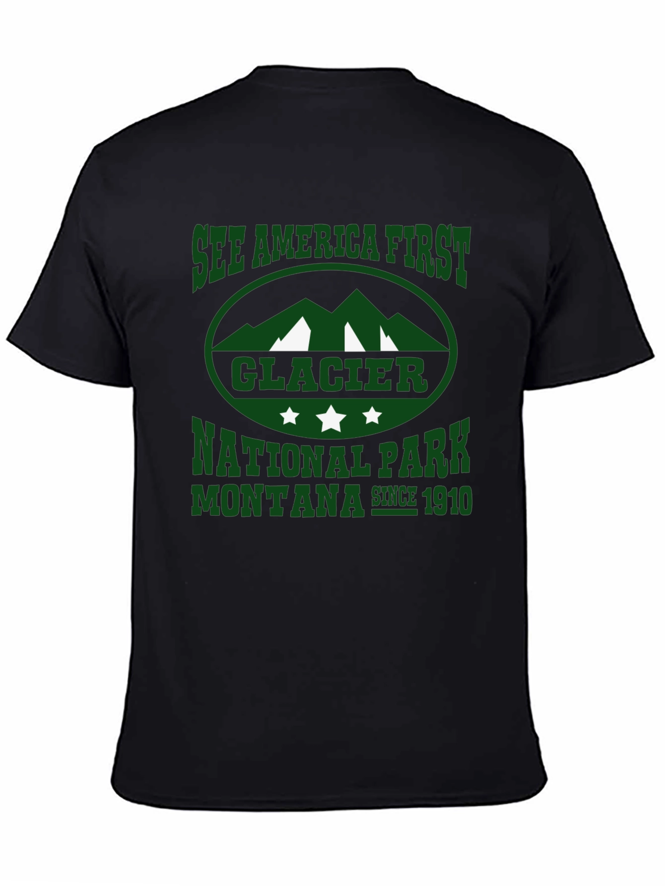 Glacier National Park Montana Graphic Tee