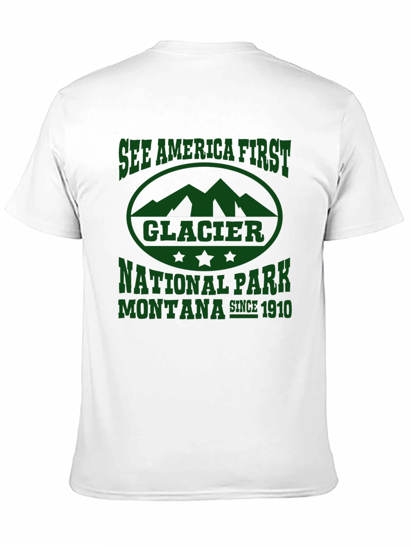Glacier National Park Montana Graphic Tee
