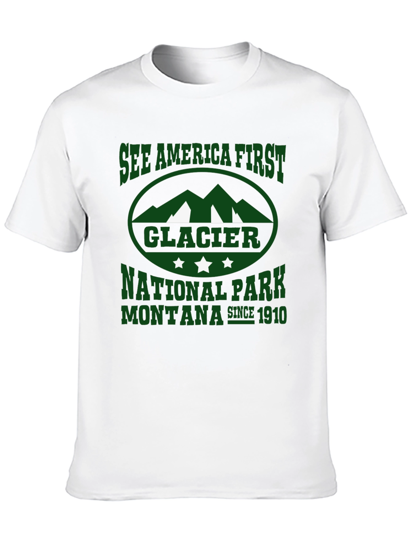 Glacier National Park Montana Graphic Tee