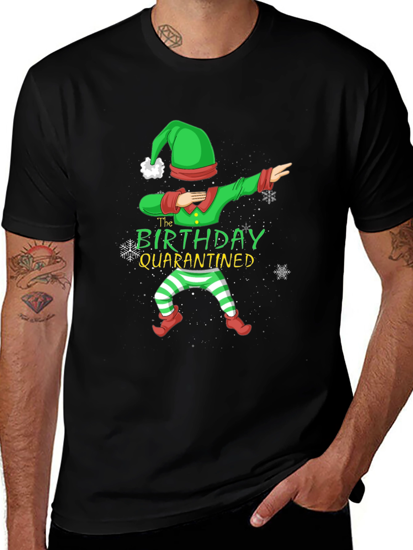Birthday Quarantined Elf T-Shirt