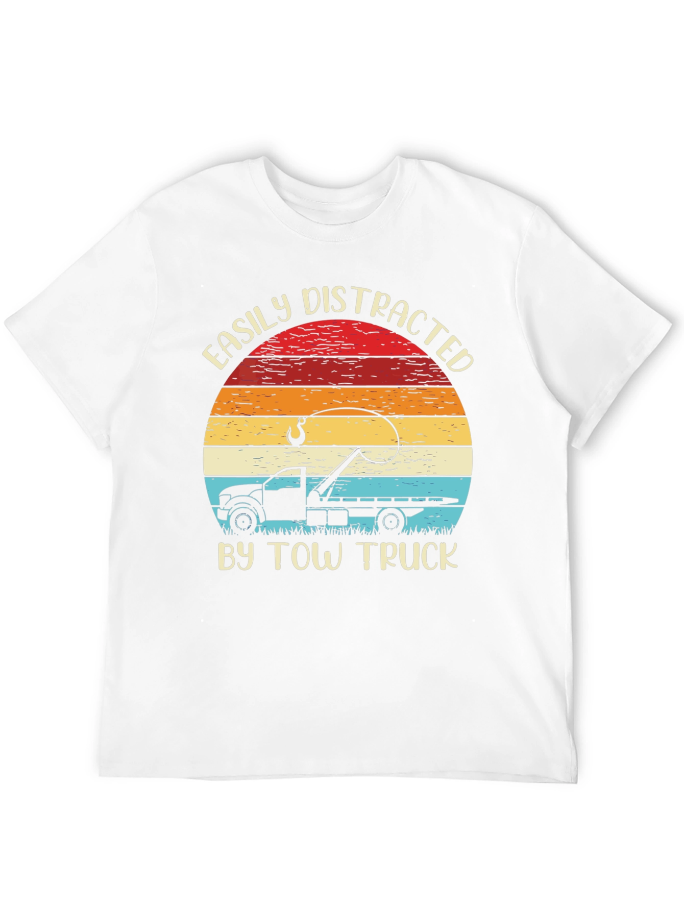 Easily Distracted By Tow Truck T-Shirt