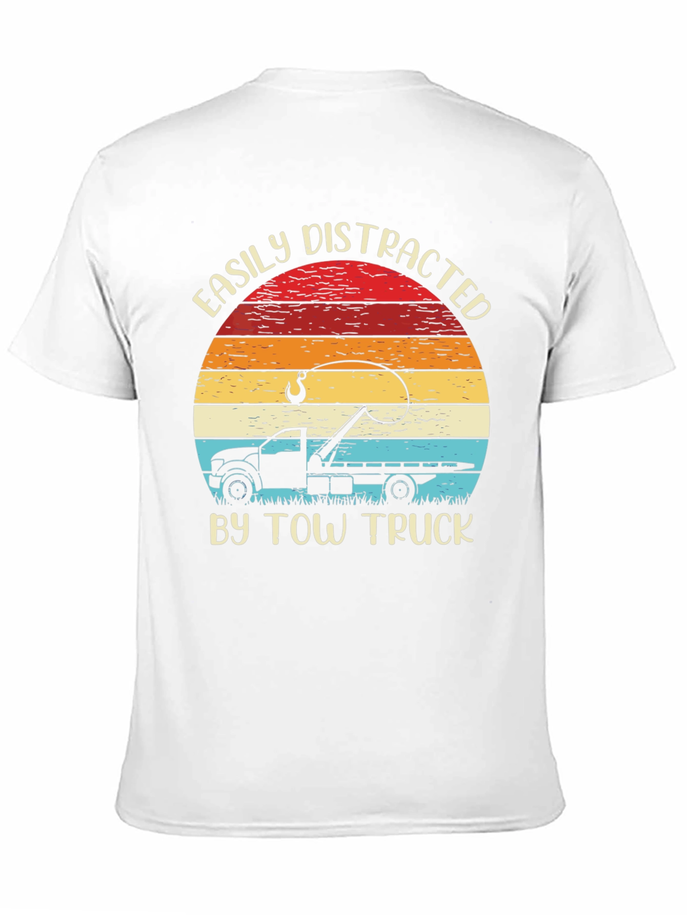 Easily Distracted By Tow Truck T-Shirt