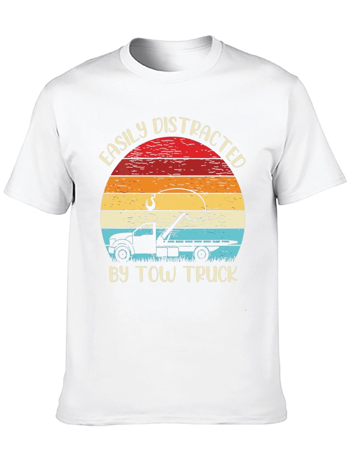 Easily Distracted By Tow Truck T-Shirt