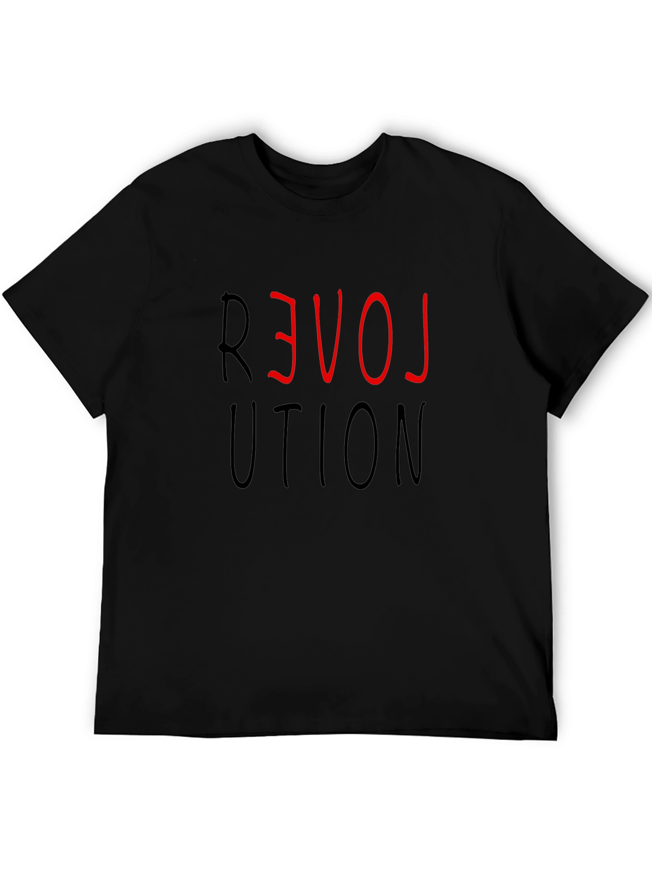 Love Revolution Graphic Tee - Black