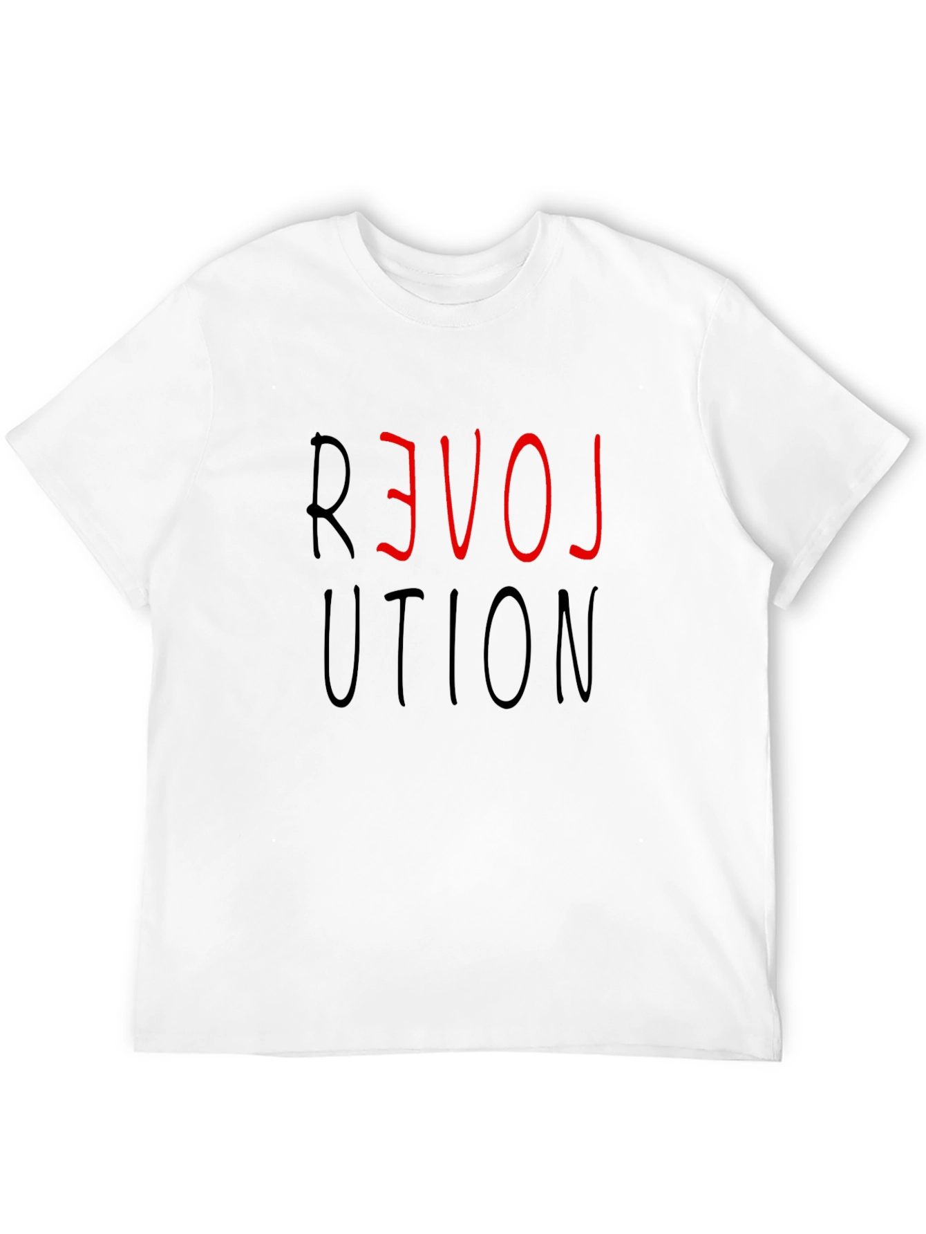 Love Revolution Graphic Tee - Black