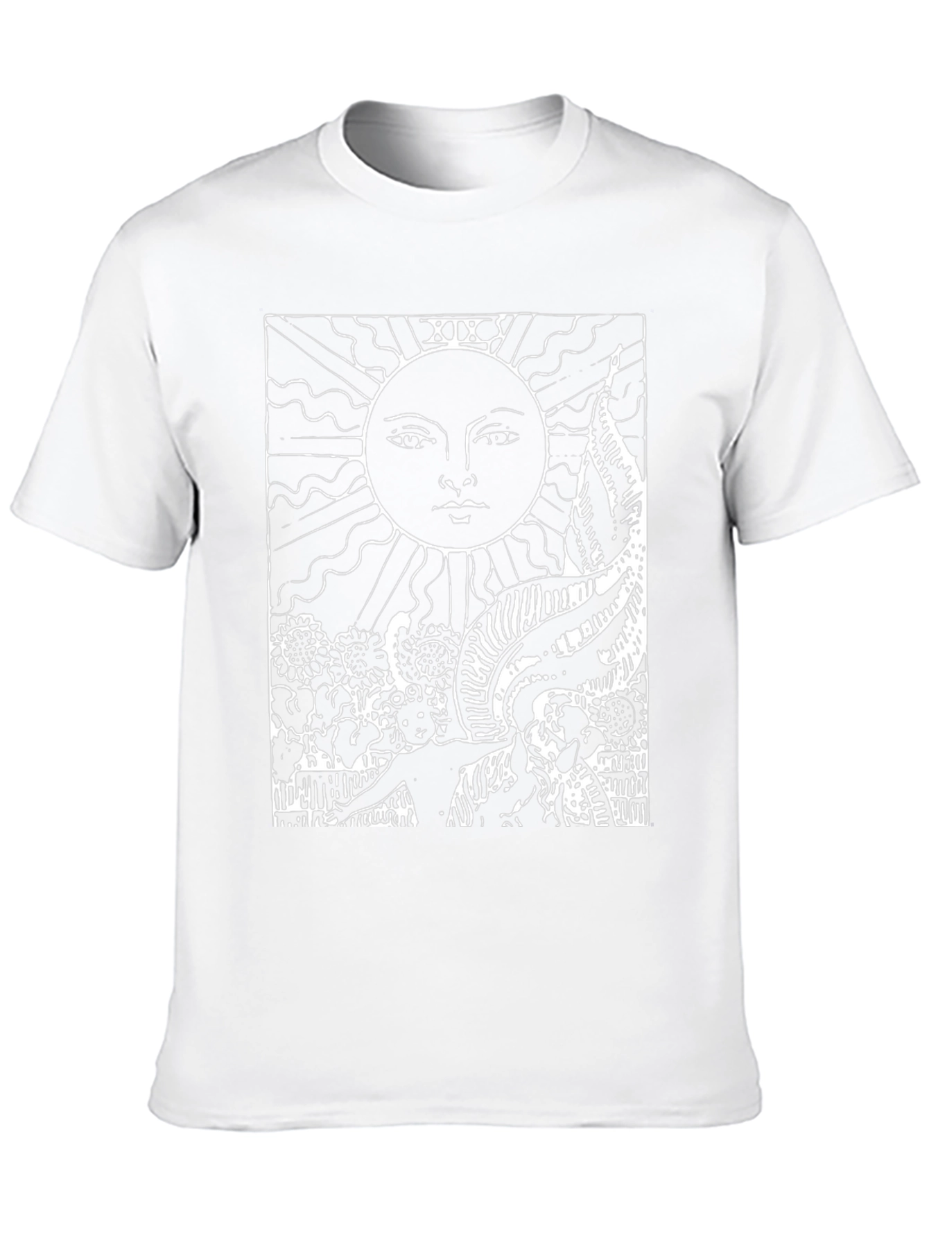 Tarot Card Sun Graphic T-Shirt