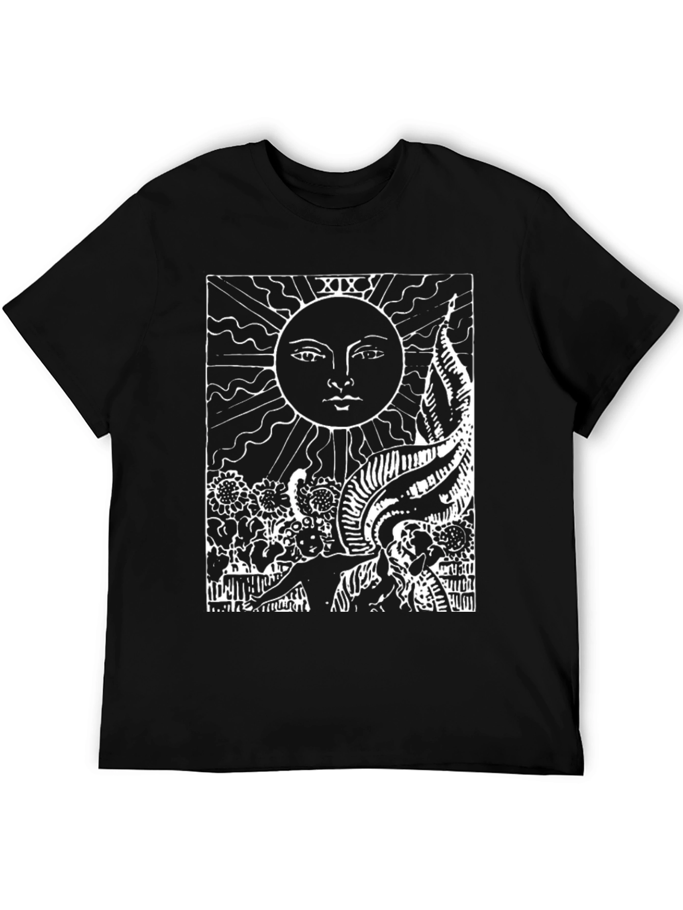 Tarot Card Sun Graphic T-Shirt