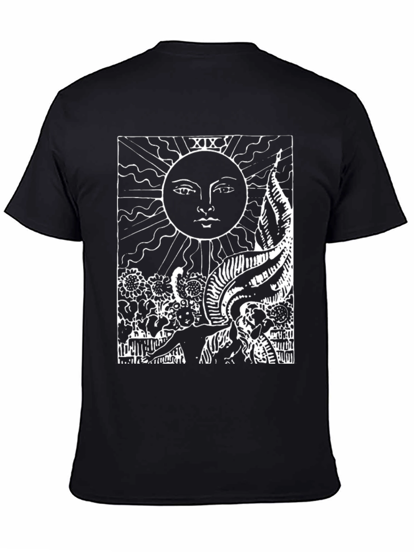 Tarot Card Sun Graphic T-Shirt