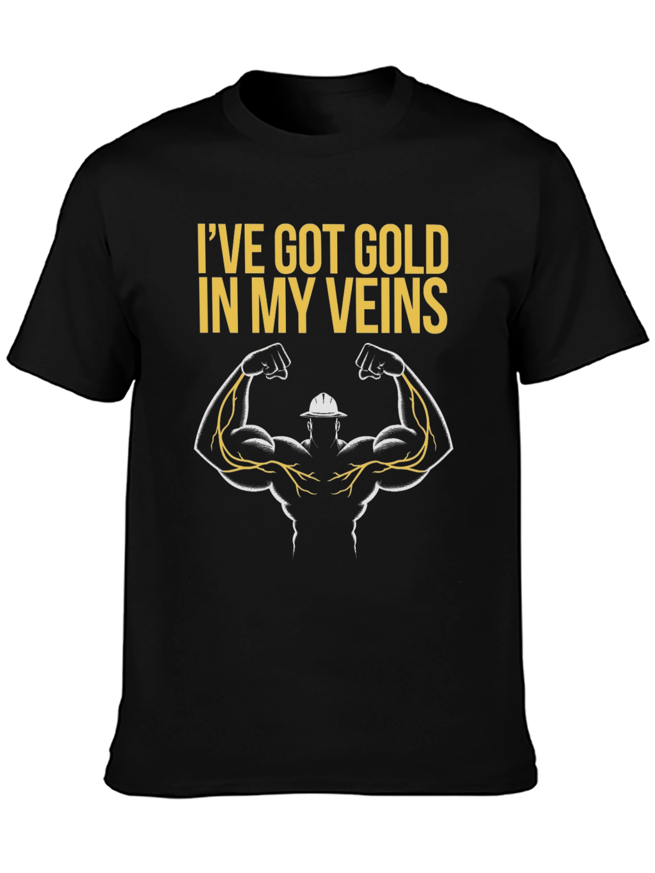 Gold Veins Graphic T-Shirt