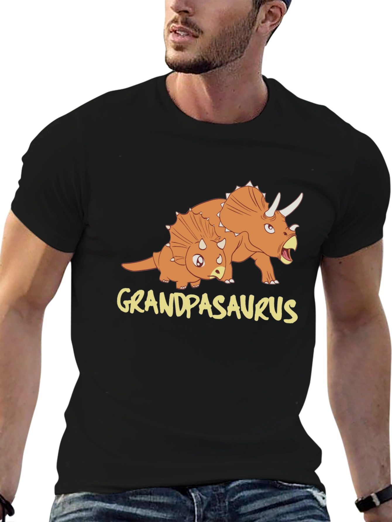 Grandpasaurus Dinosaur Graphic T-Shirt