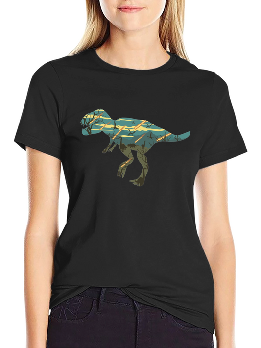 Dino Sunset Graphic Tee