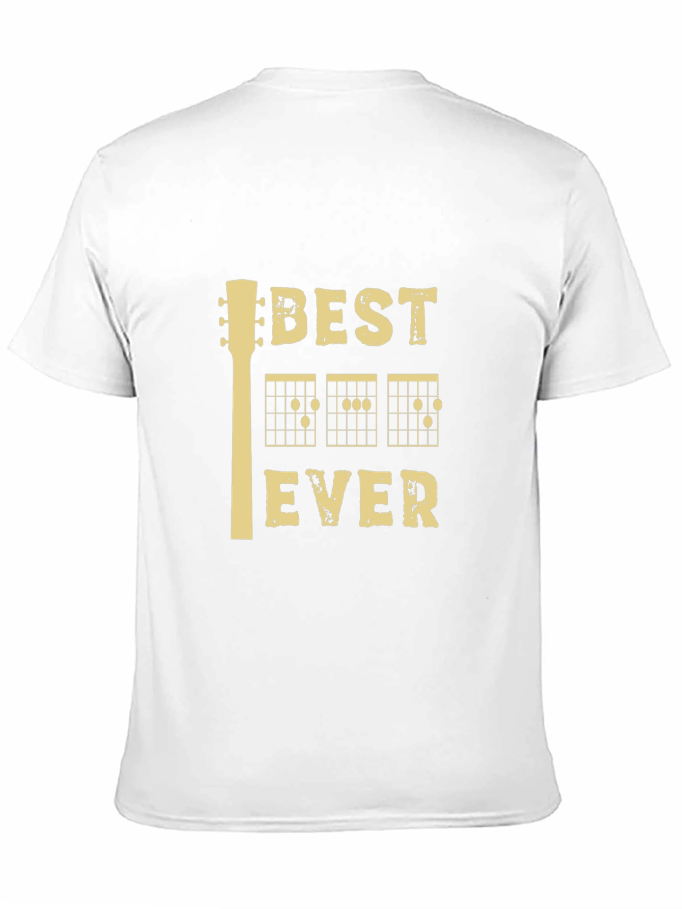 Best Guitar Ever Graphic Tee - Black Casual T-Shirt
