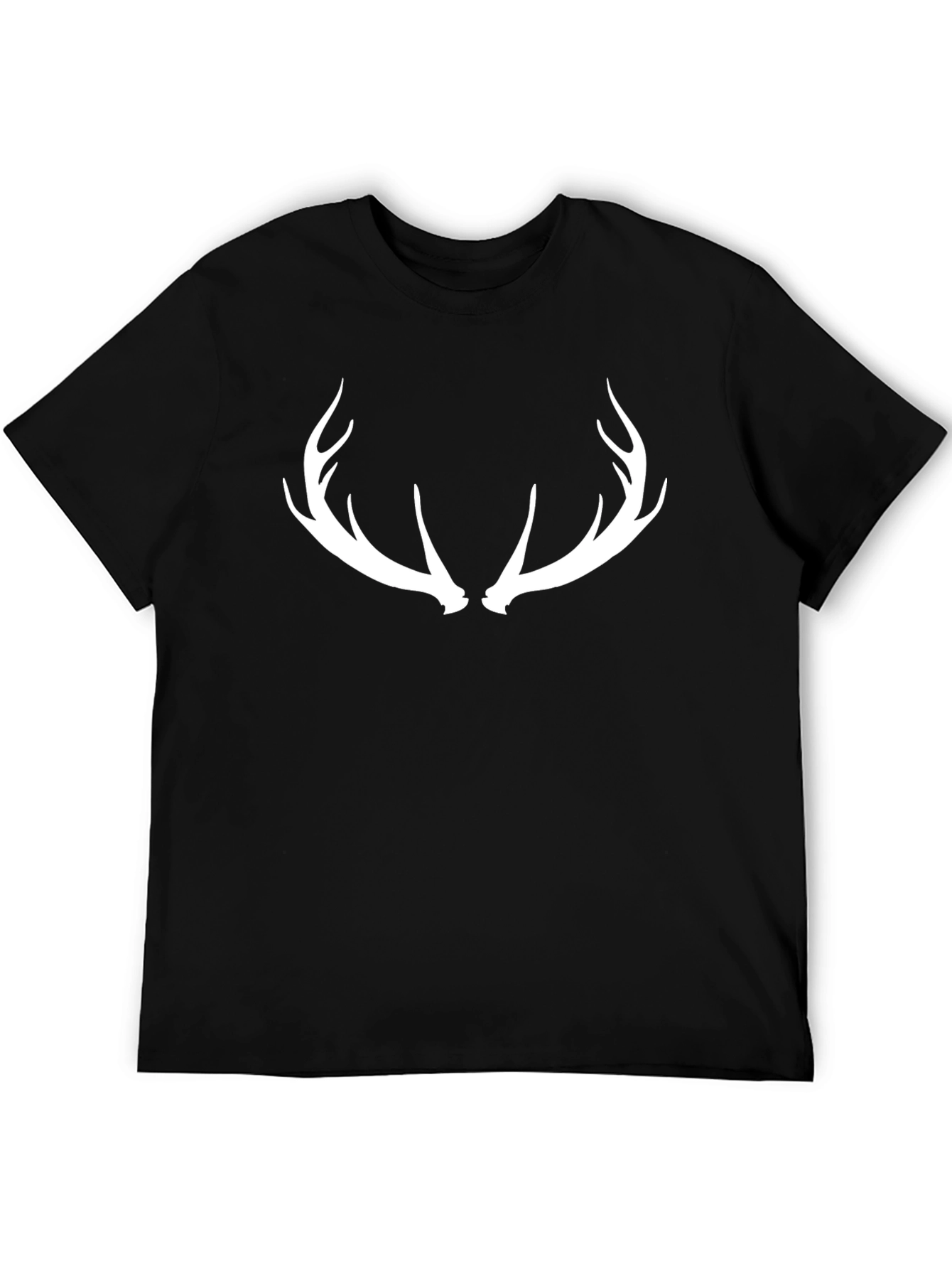 Antler Graphic Tee - Black Casual Comfort
