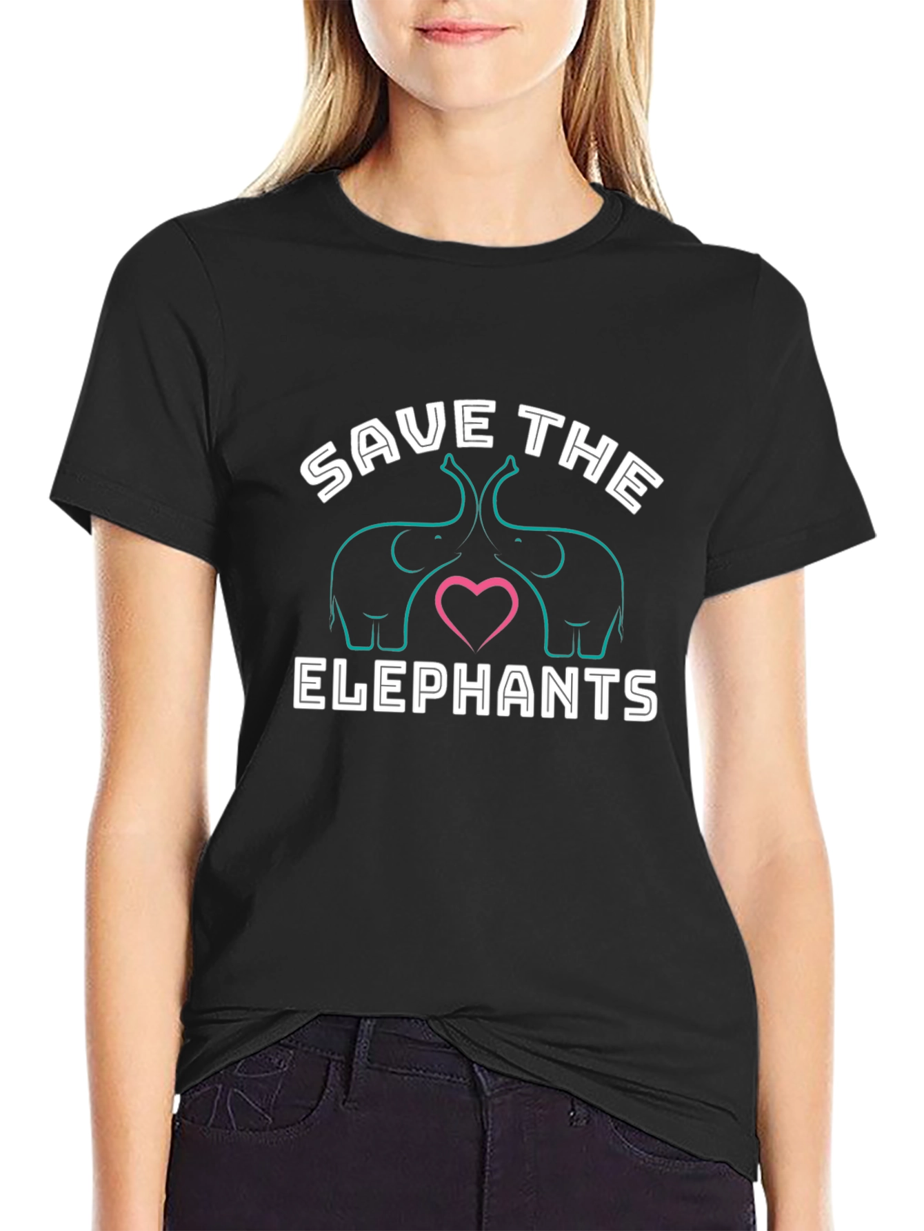 Save the Elephants Graphic T-Shirt