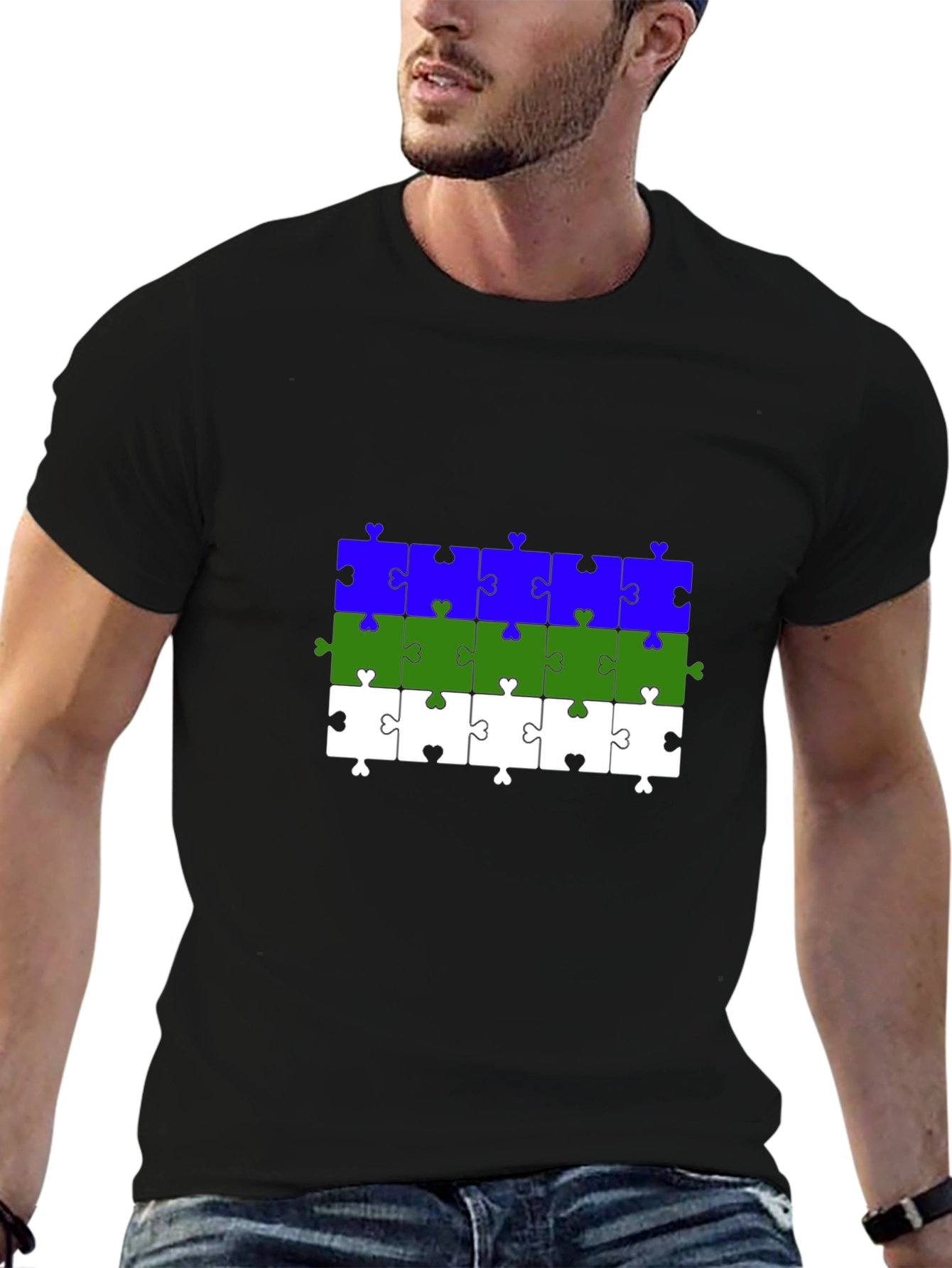 Puzzle Piece Pride T-Shirt - LGBT Ally Apparel
