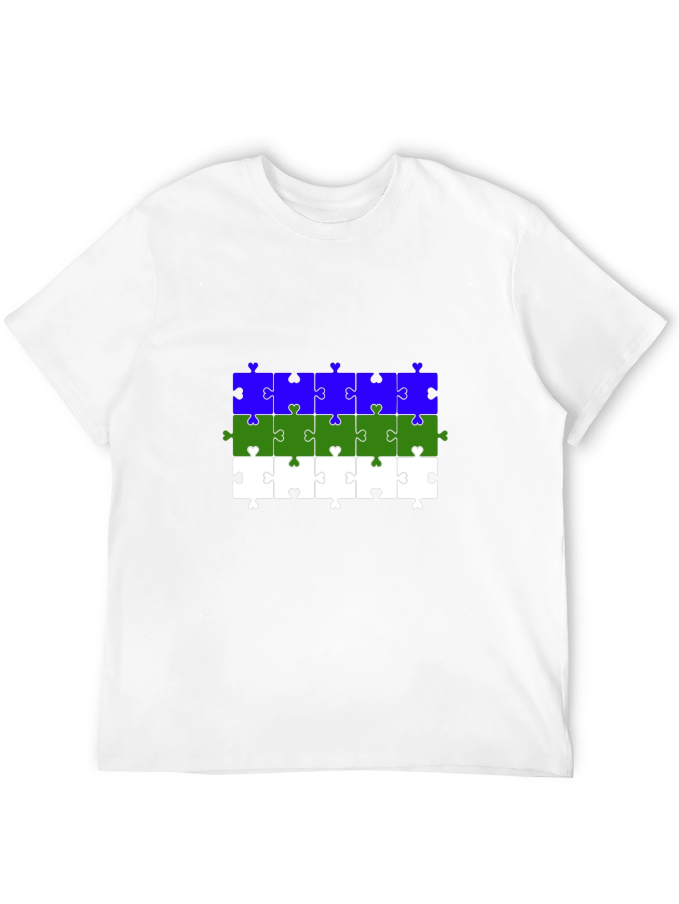 Puzzle Piece Pride T-Shirt - LGBT Ally Apparel