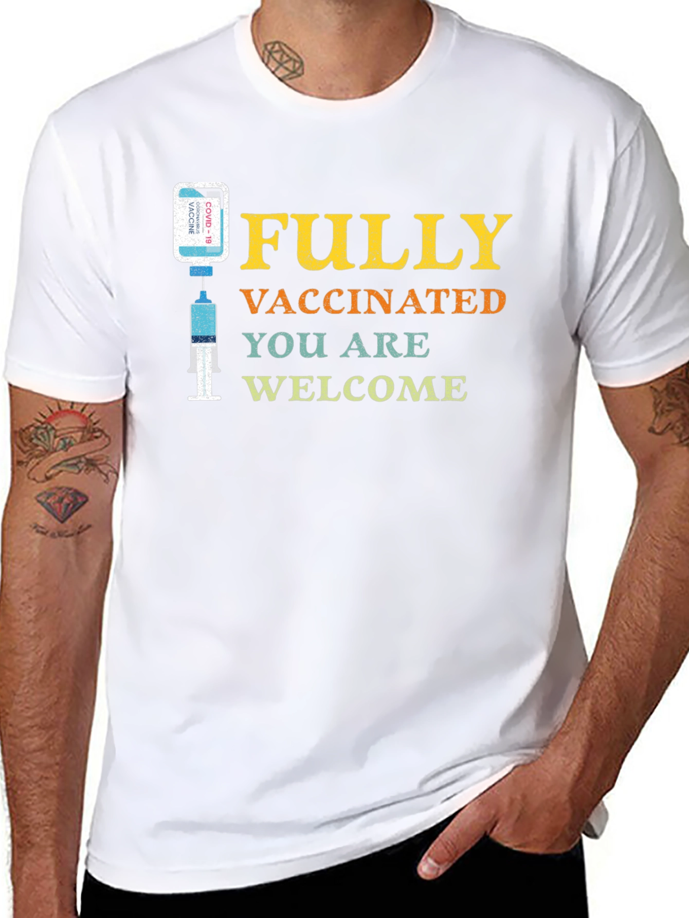 Fully Vaccinated Welcome T-Shirt