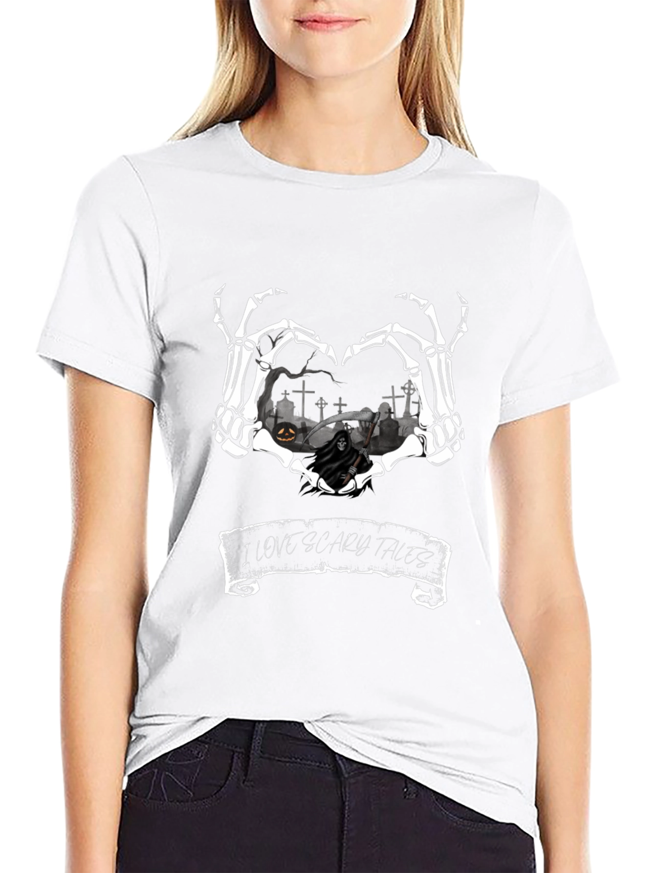 Scary Tales Skeleton Heart T-Shirt