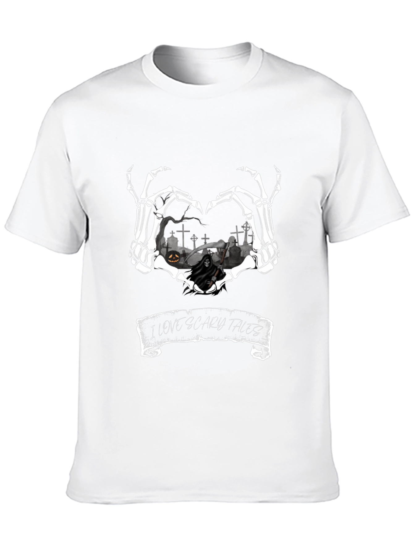 Scary Tales Skeleton Heart T-Shirt