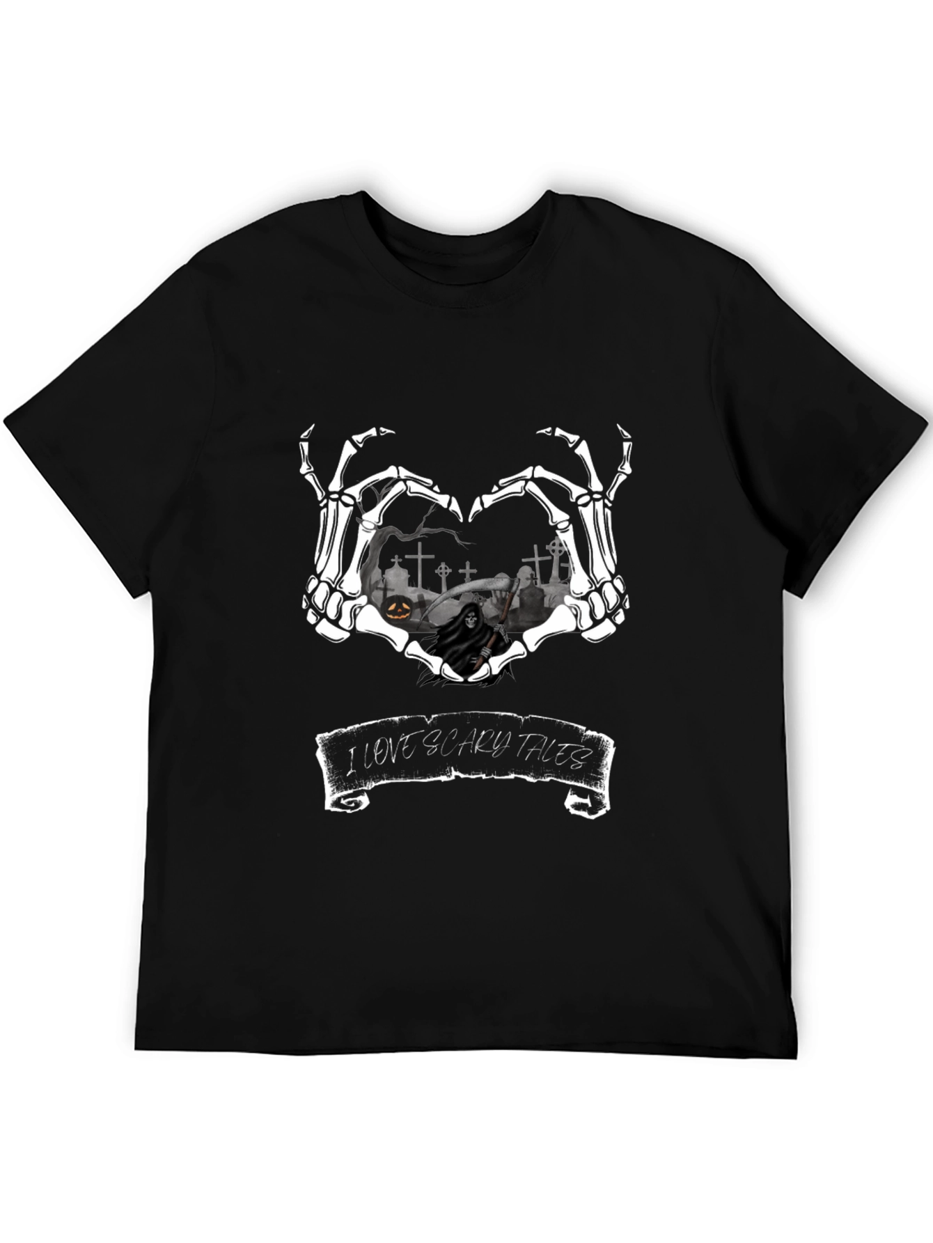 Scary Tales Skeleton Heart T-Shirt