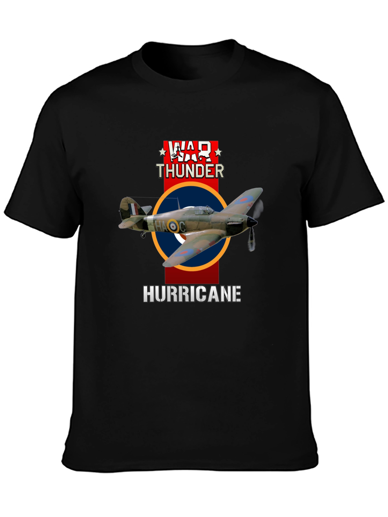 War Thunder Hurricane Graphic T-Shirt - Pilot Style