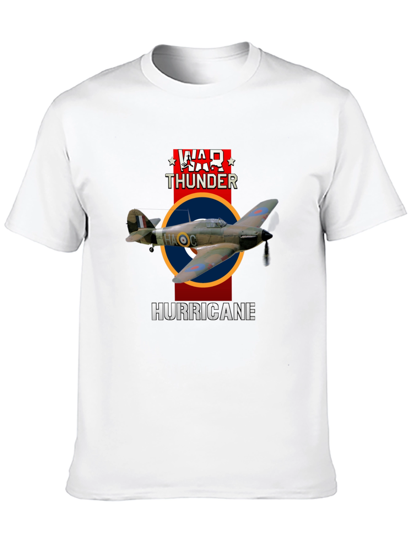 War Thunder Hurricane Graphic T-Shirt - Pilot Style