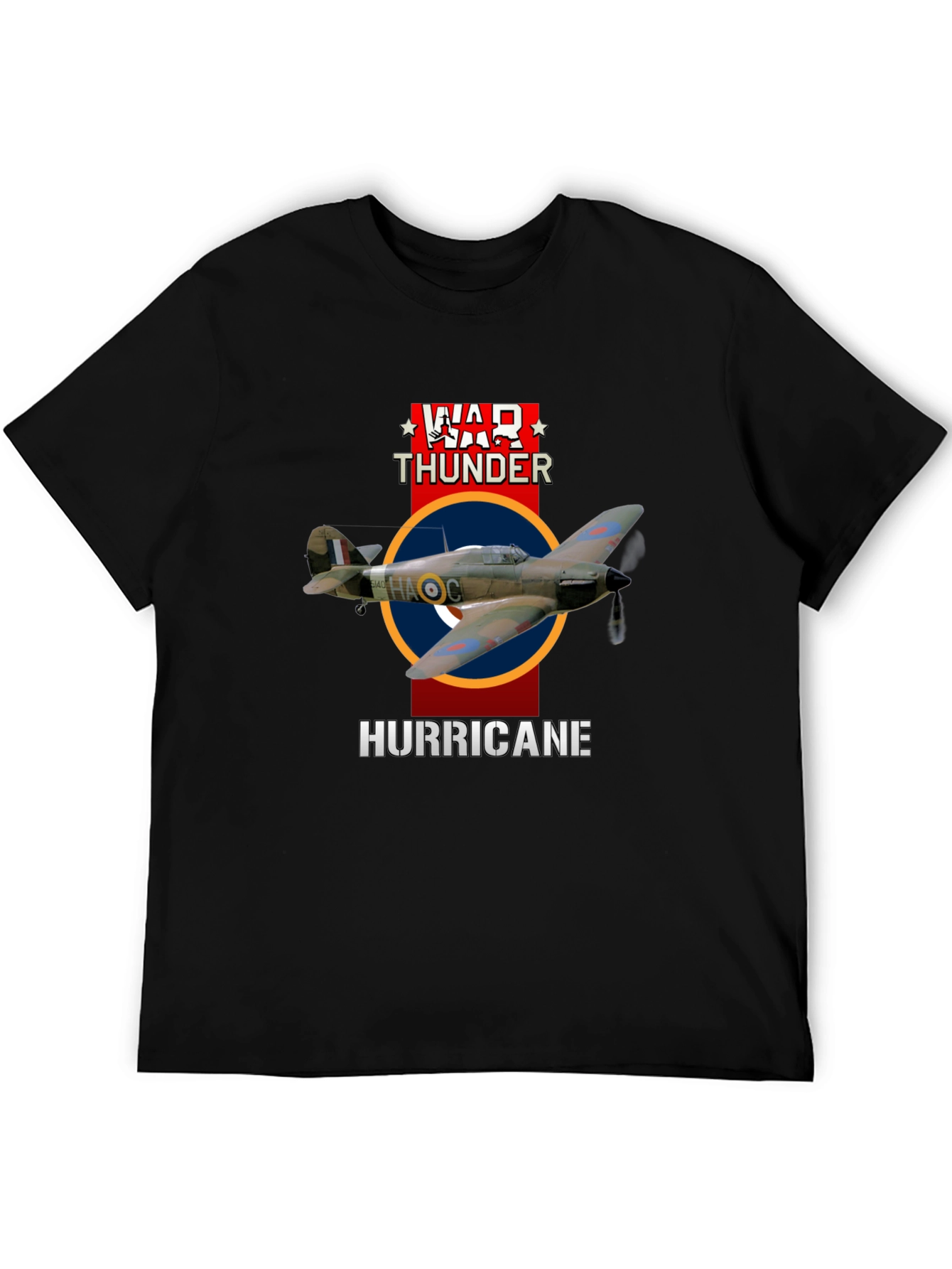 War Thunder Hurricane Graphic T-Shirt - Pilot Style