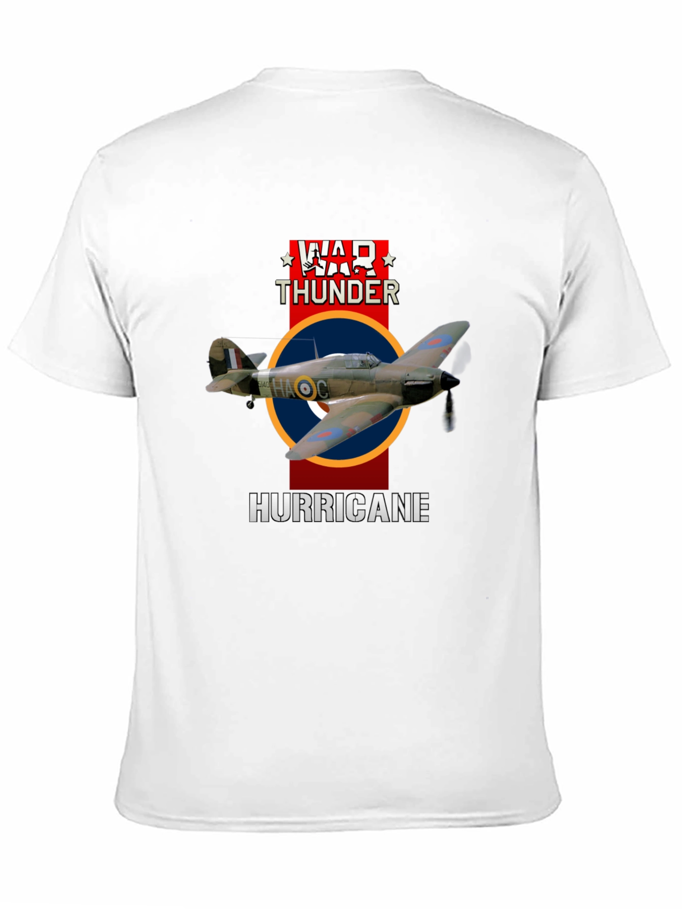 War Thunder Hurricane Graphic T-Shirt - Pilot Style