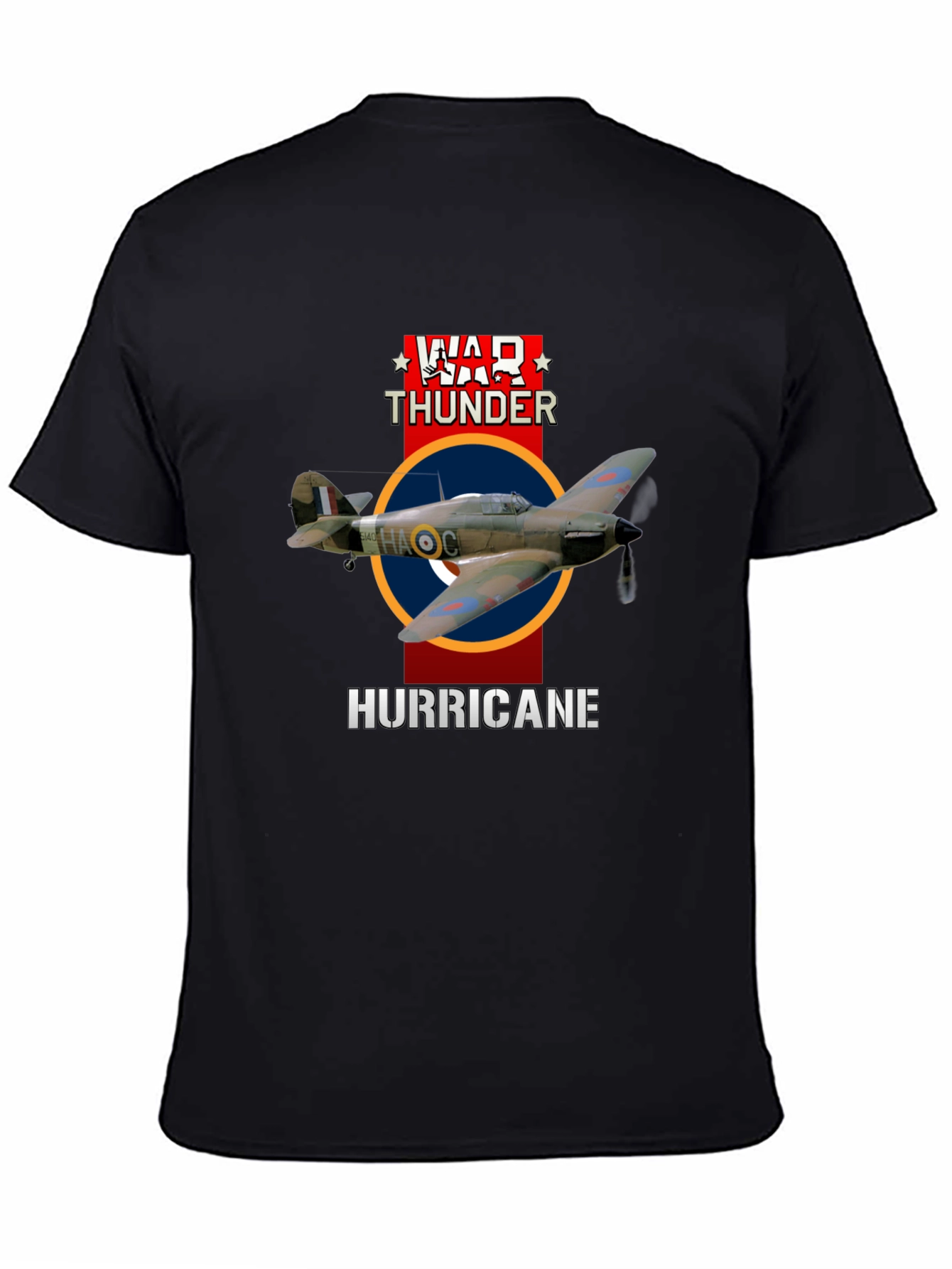 War Thunder Hurricane Graphic T-Shirt - Pilot Style
