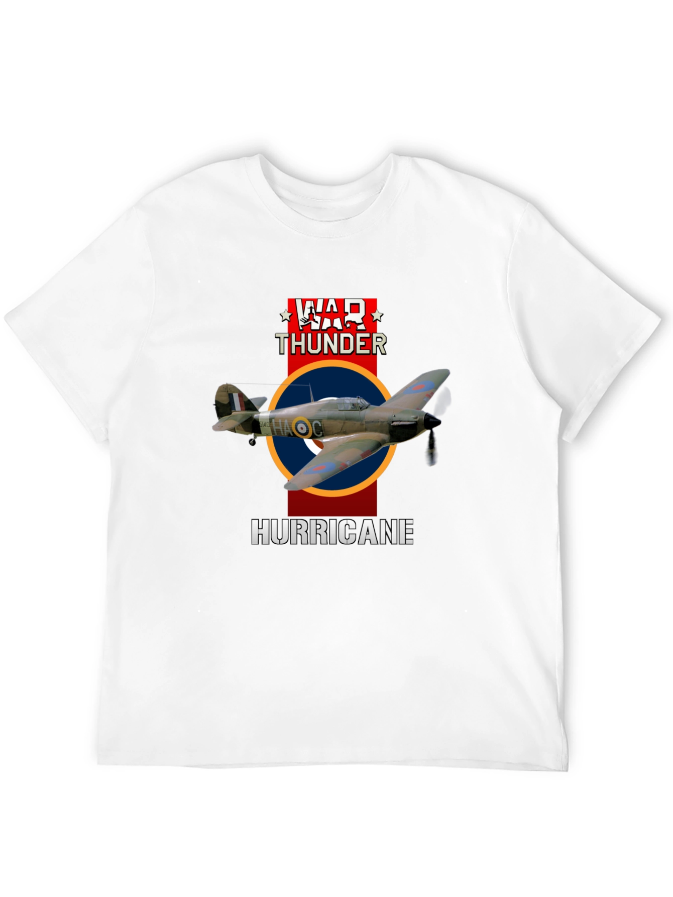 War Thunder Hurricane Graphic T-Shirt - Pilot Style
