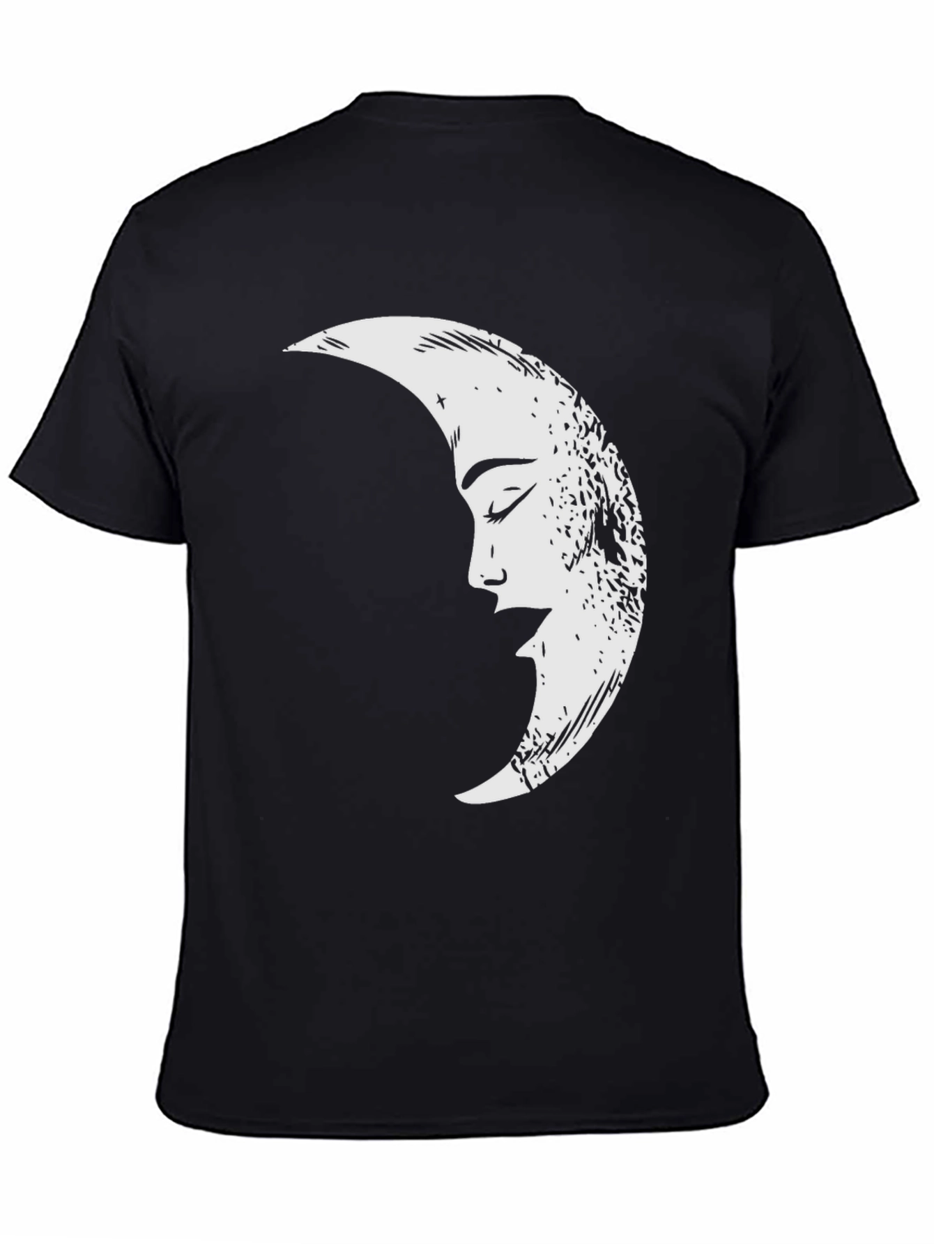 Mystic Moon Graphic T-Shirt - Black