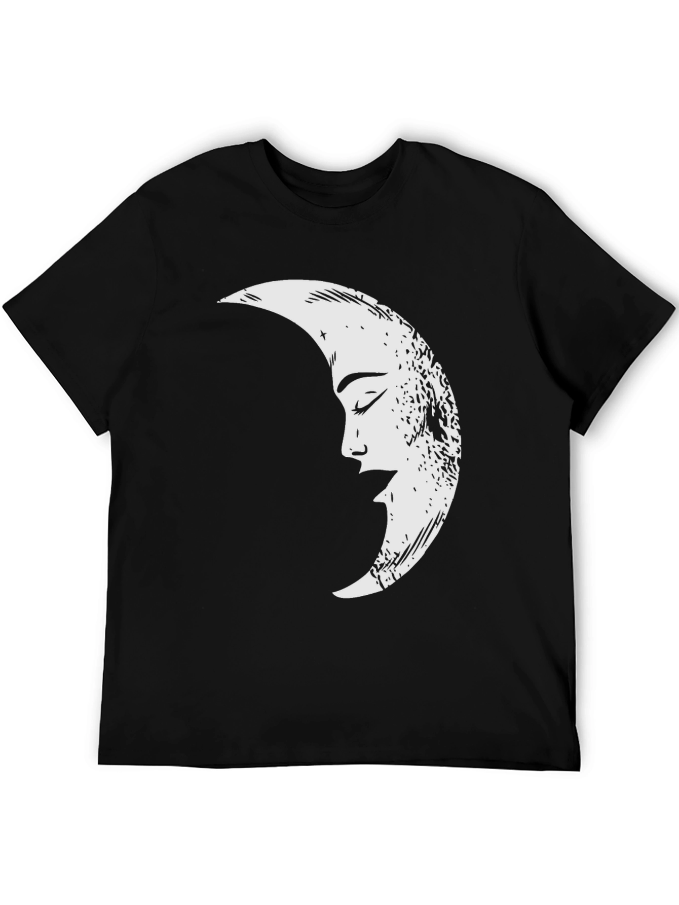 Mystic Moon Graphic T-Shirt - Black