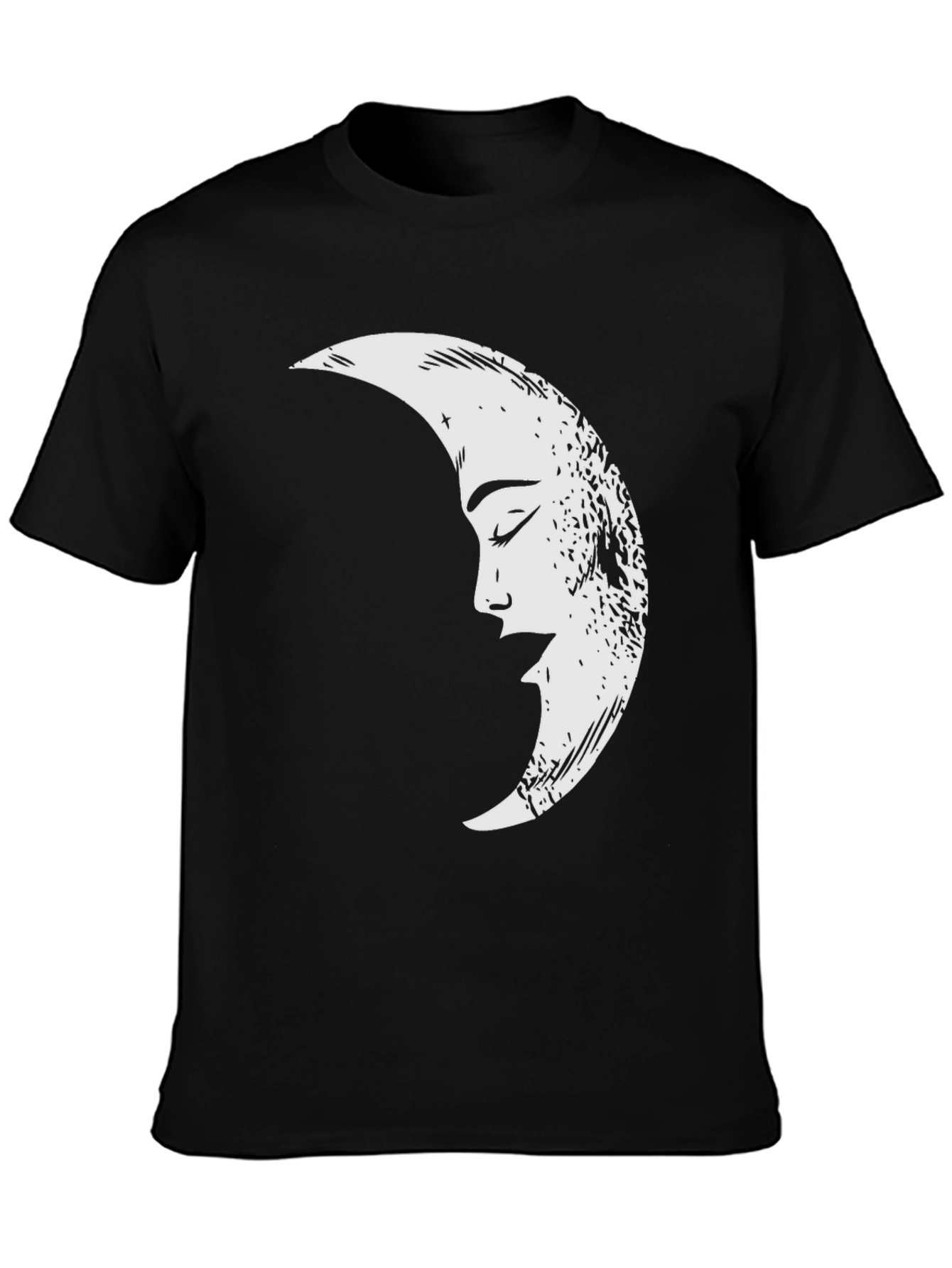 Mystic Moon Graphic T-Shirt - Black