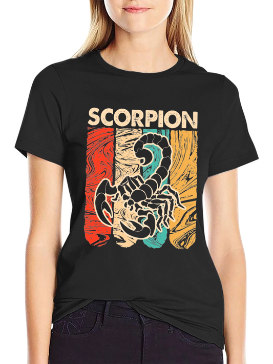 Vintage Scorpion Graphic T-Shirt Zodiac Tee